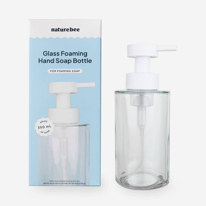 Nature Bee Glass Foaming Hand Soap Dispenser