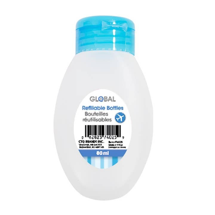 Bodico Oval Shaped Travel Bottle 80ml