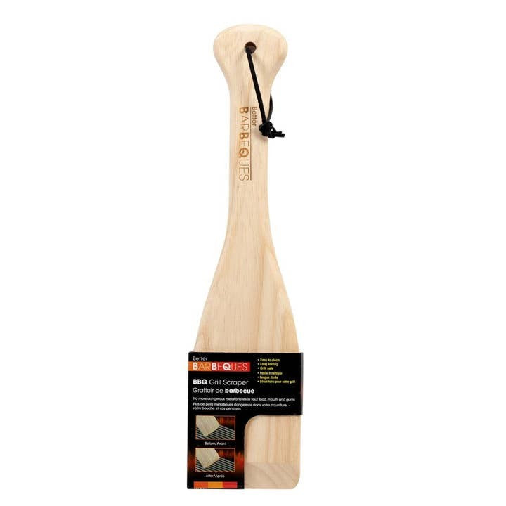 Luciano Gourmet Wood BBQ Scraper 15"