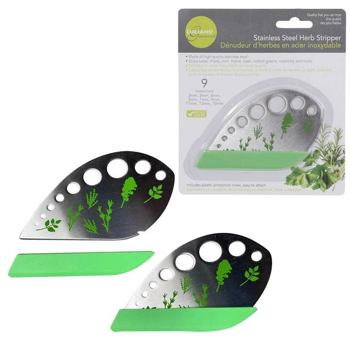 Luciano Gourmet Stainless Steel Herb Stripper