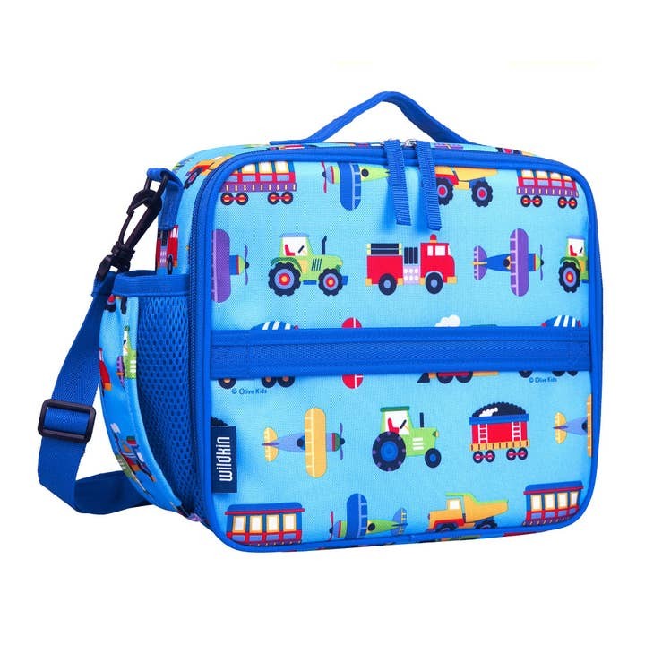 Wildkin Eco Lunch Bag Trains, Planes & Trucks