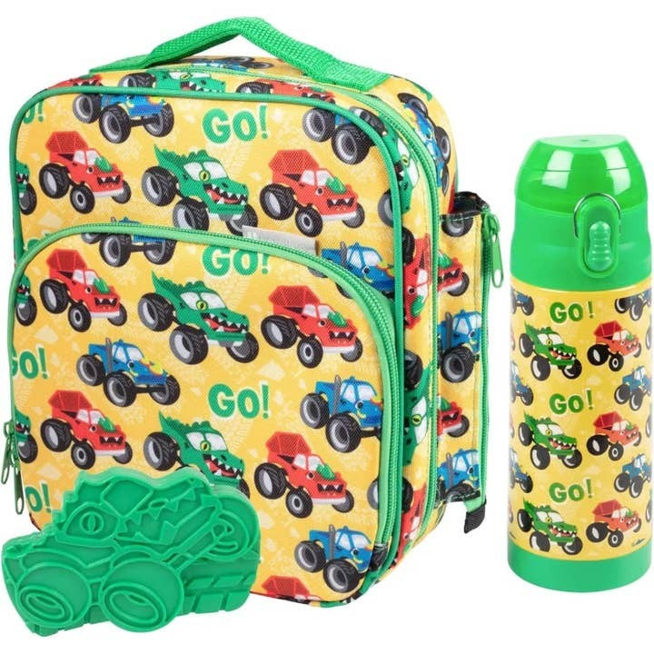 Bentology 3-In-1 Bottle Lunch Kit - Monster Truck