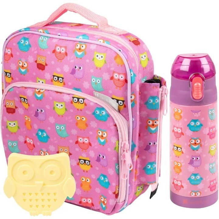 Bentology 3-In-1 Bottle Lunch Kit - Owl