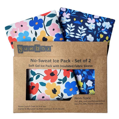 Yumbox Gel Ice Pack Set Of 2 Floral