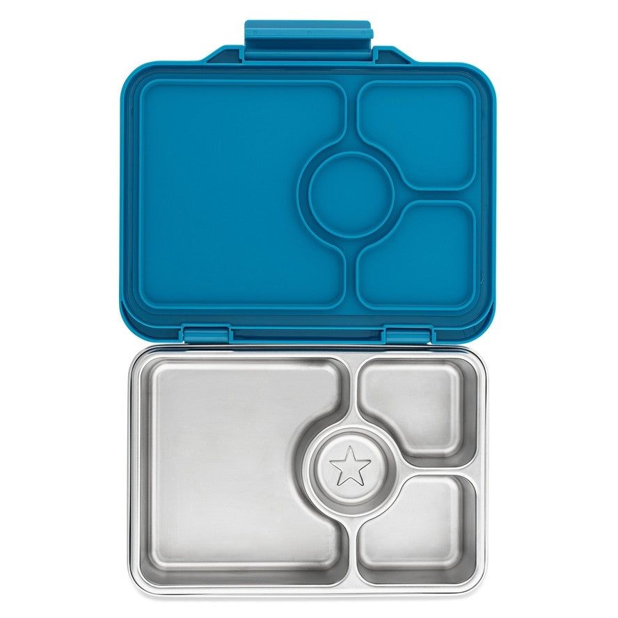 Yumbox Pret 4 Compartment Stainless Steel Lunch Box