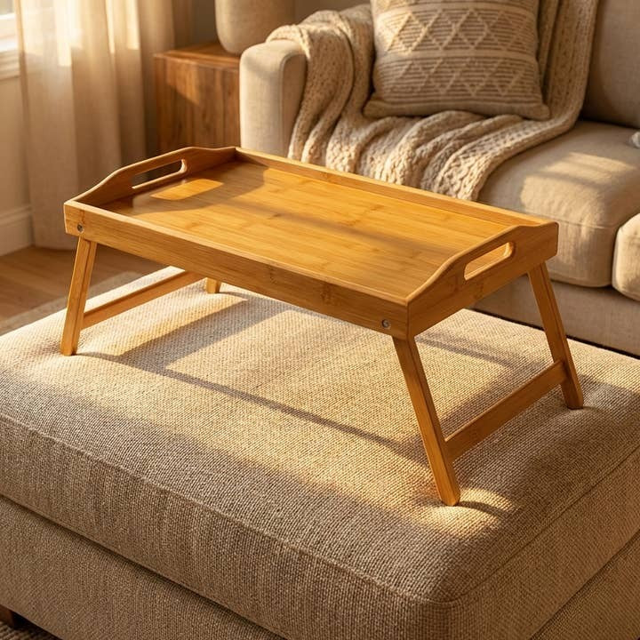 Bamboo Switch Collapsible Breakfast Tray