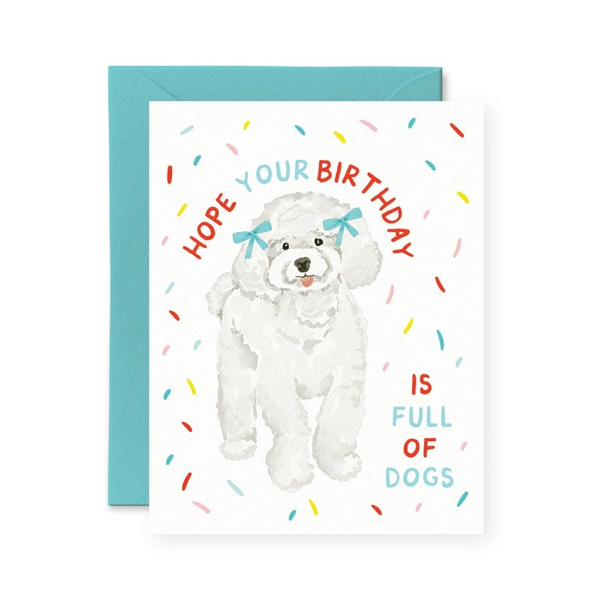 Pretty By Her Birthday Card - Full Of Dogs