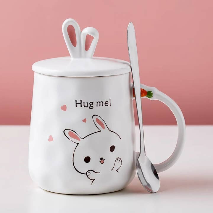 Urban Tokyo Mug 14oz & Lid - Bunny Hug