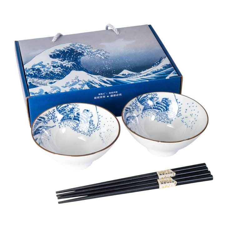 Urban Tokyo Chopstick Gift Set - Great Wave