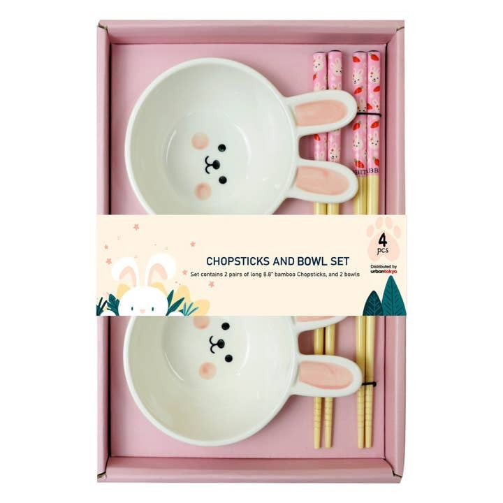 Urban Tokyo Chopstick Gift Set - Rabbit