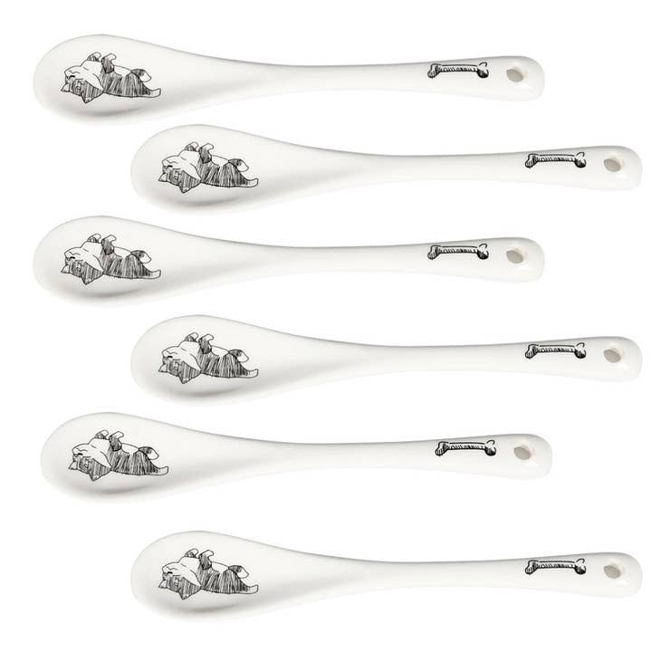 Urban Tokyo Porcelain Salt Spoon EACH - Dog Bone