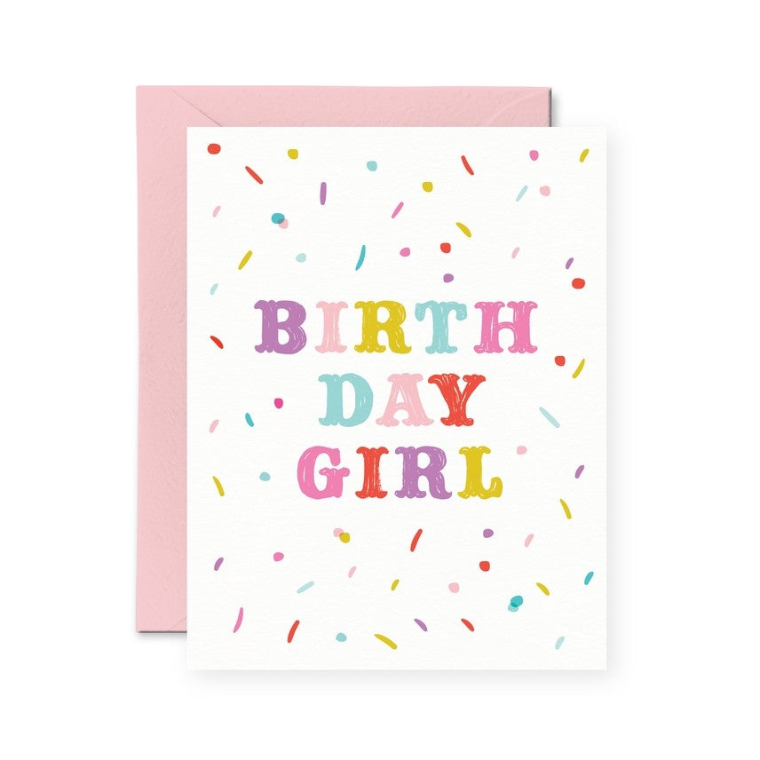 Pretty By Her Birthday Card - Birthday Girl