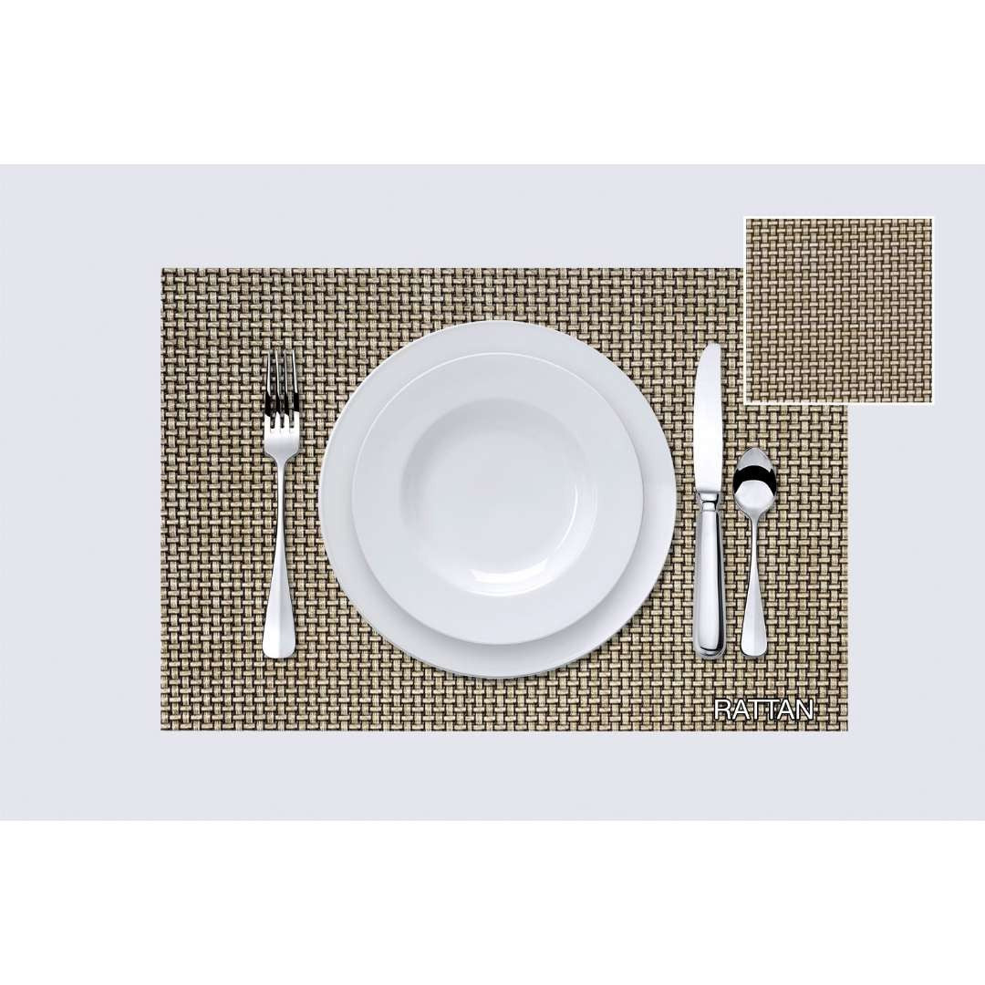 Tate Placemat 17" x 12" Rattan