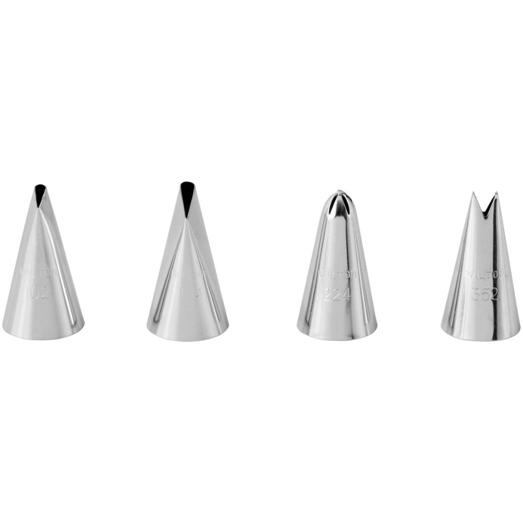 Wilton Flower Decorating Tip 4-Piece Set