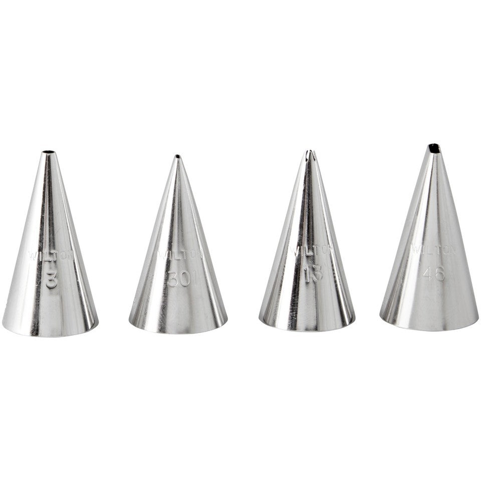 Wilton Writing Decorating Tip 4-Piece Set