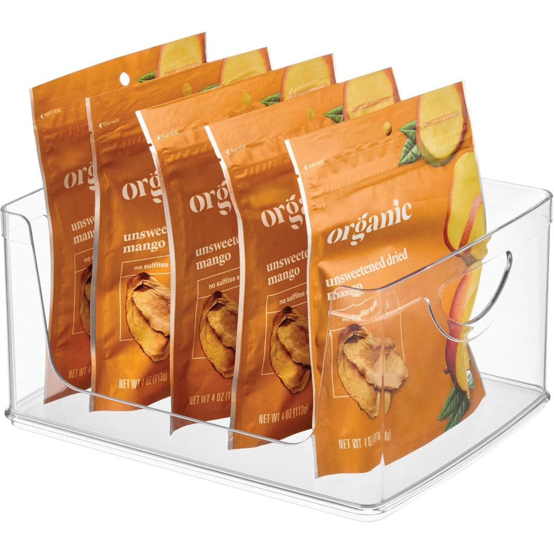 iDesign Stackable Open-Front Pantry Storage Bin