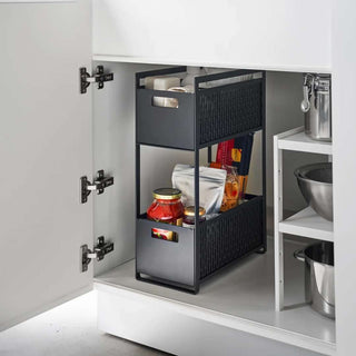 Yamazaki Tower 2-Tier Cabinet Storage Basket