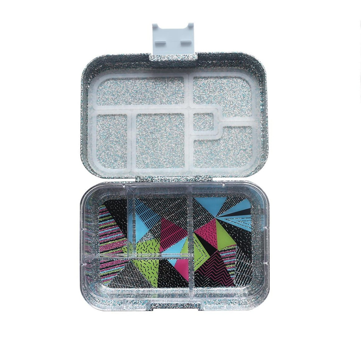 MunchBox Bento Lunchbox - Mega4 Sparkle Blue