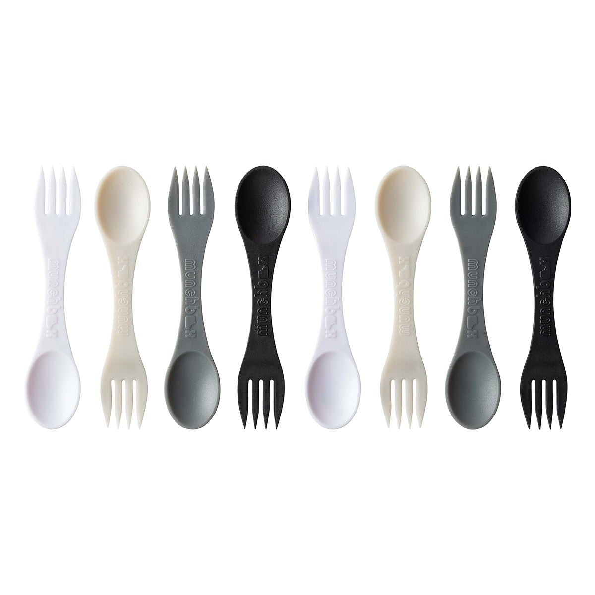MunchBox Mini Spork Mono Set Of 8