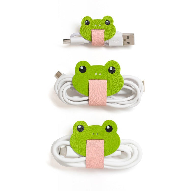 Kikkerland Frog Cable Ties Set Of 3