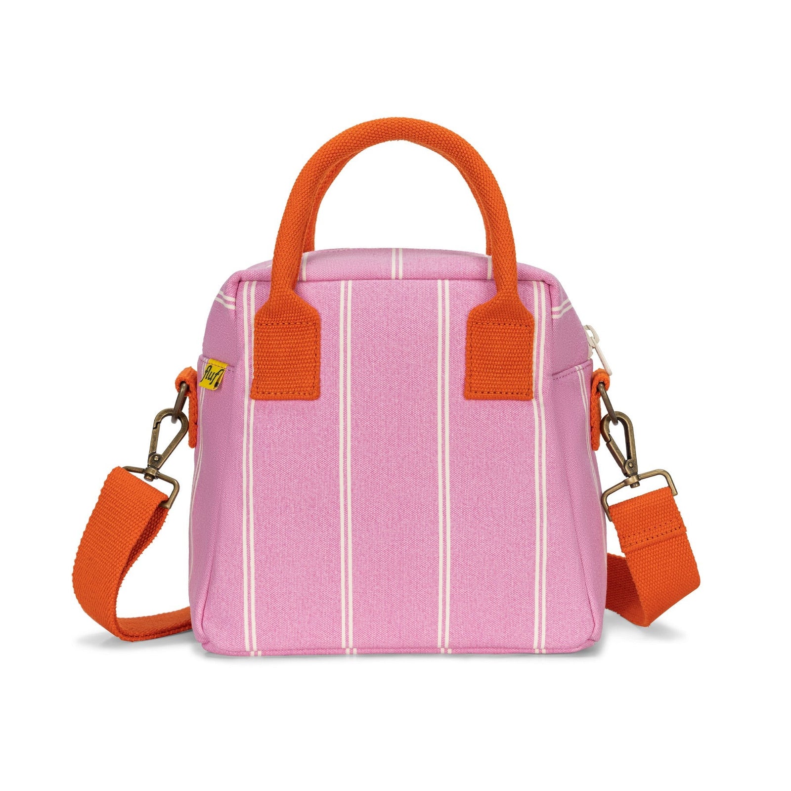 Fluf Clutch Lunch Bag - Pink Shirt Stripe