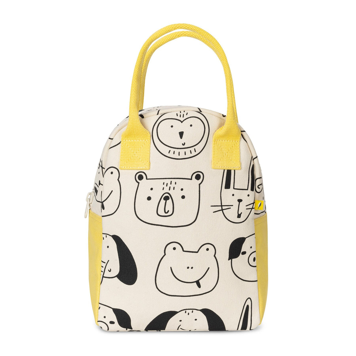 Fluf Zipper Lunch Bag - Animal Friends