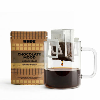 KNDZ Single Size Pour-Over Drip Bag Coffee - Chocolate Mood