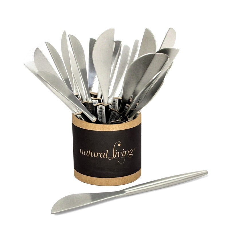 Natural Living Matte Silver Small Spreader