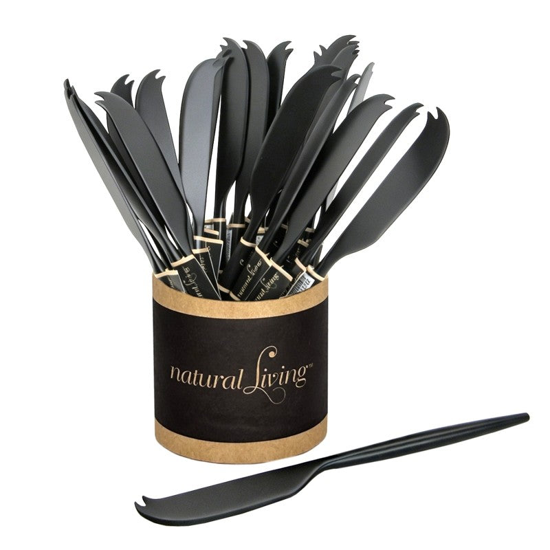 Natural Living Matte Black Small Appetizer Knife