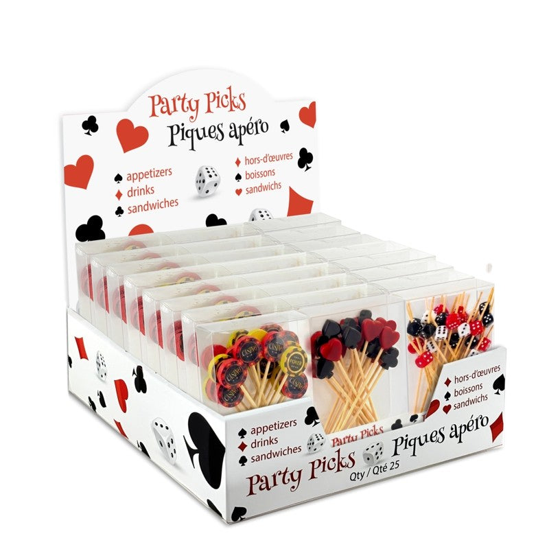 Danesco Party Picks 25 Pack Game Night