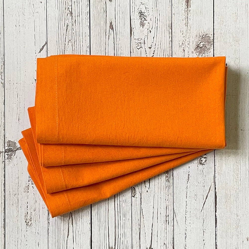 Mahogany Napkin Set Of 4 Orange