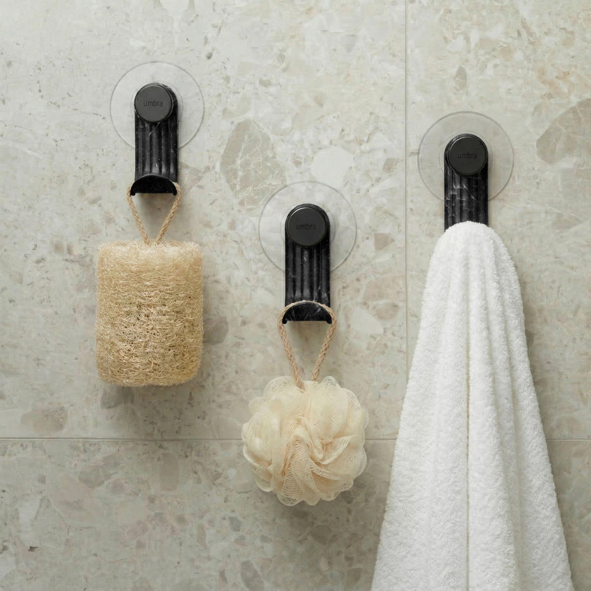 Umbra Nami Adhesive Shower Hooks Set Of 3