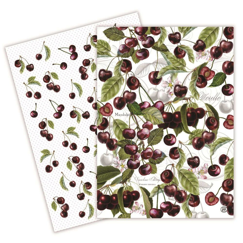 Michel Design Works Tea Towel - Dark Cherry EACH