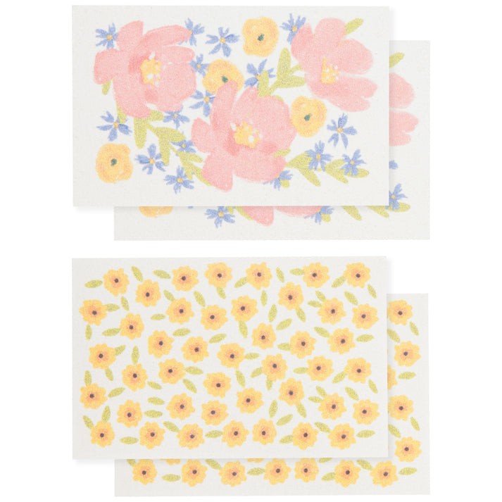 Now Designs Pop Up Sponge Full Bloom Set Of 4