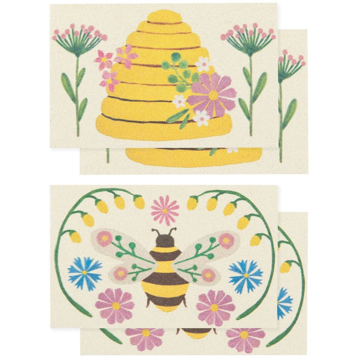 Now Designs Pop Up Sponge Bee Garden Set Of 4