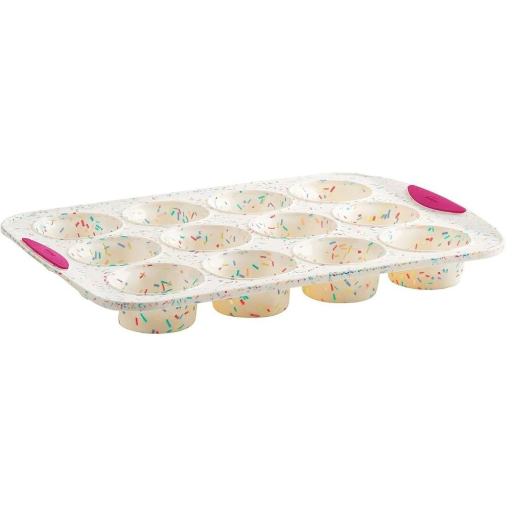 Trudeau Confetti Muffin Pan 12 Cavity