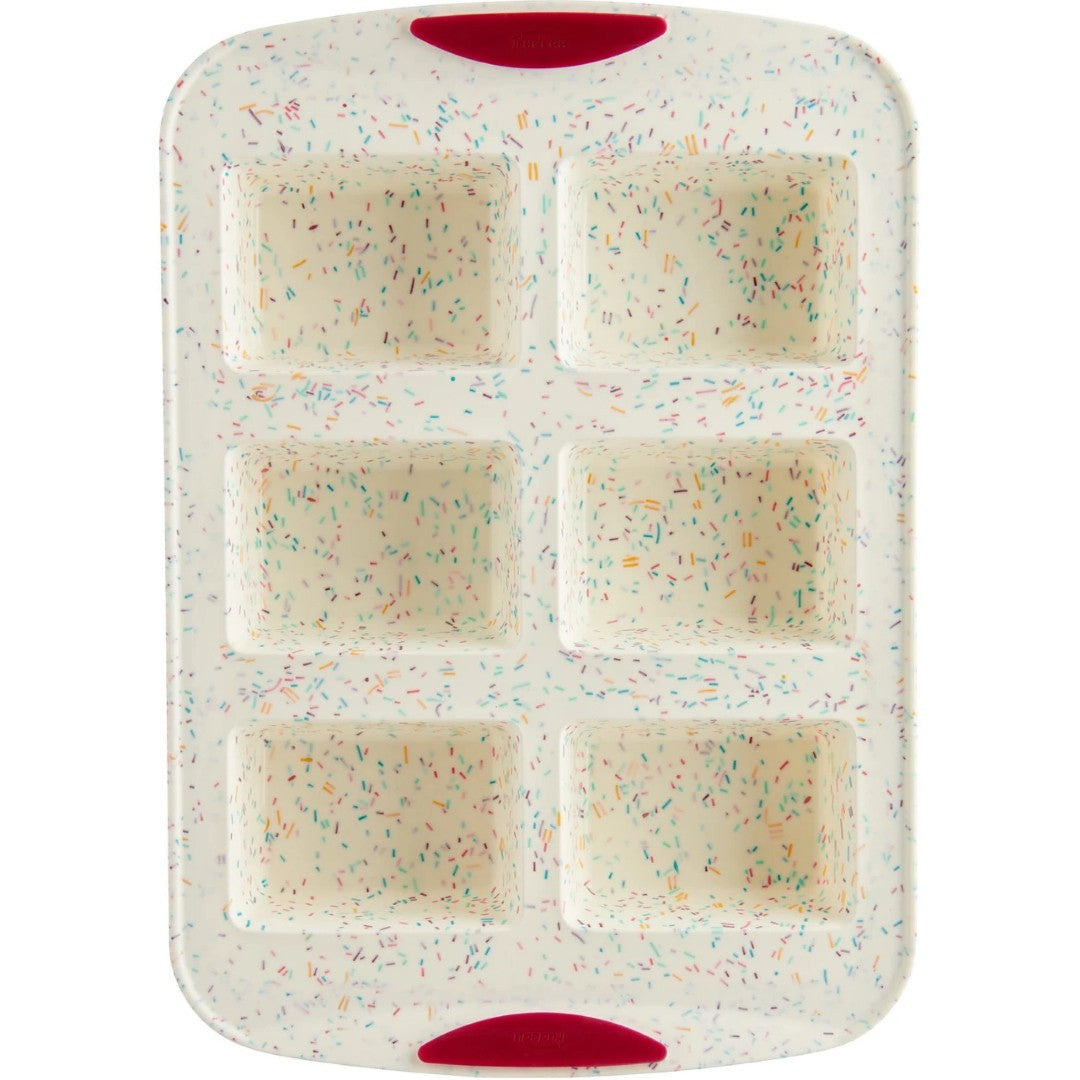 Trudeau Confetti Mini Loaf Pan 3" x 4"