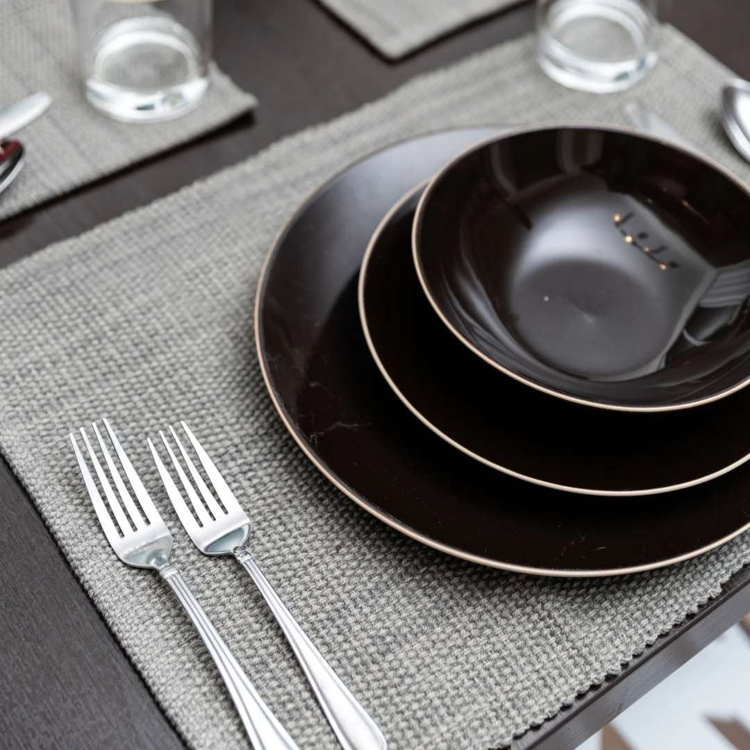 Fabstyles Classic Placemat - Smoke Grey