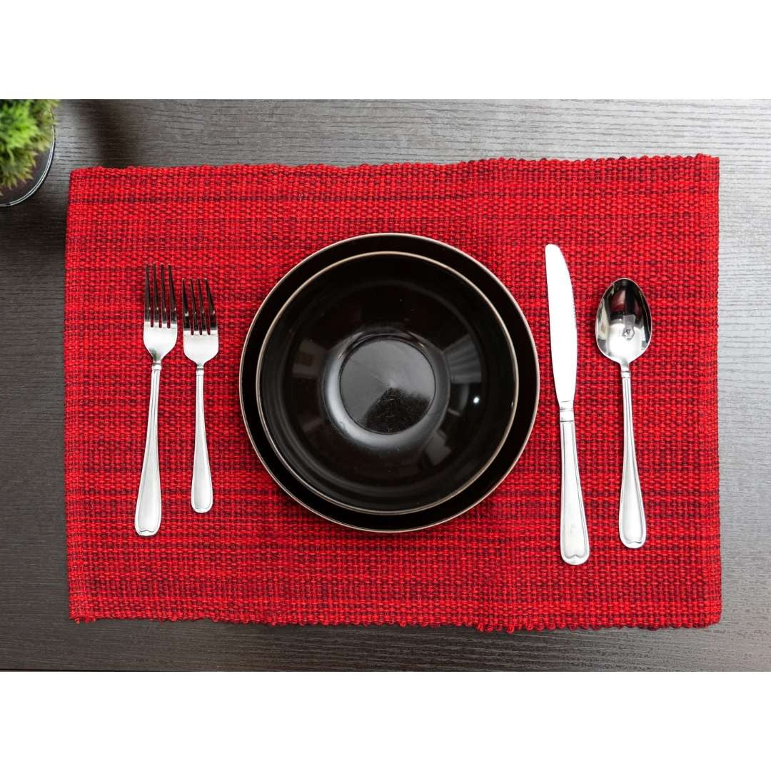 Fabstyles Classic Placemat - Brick Red
