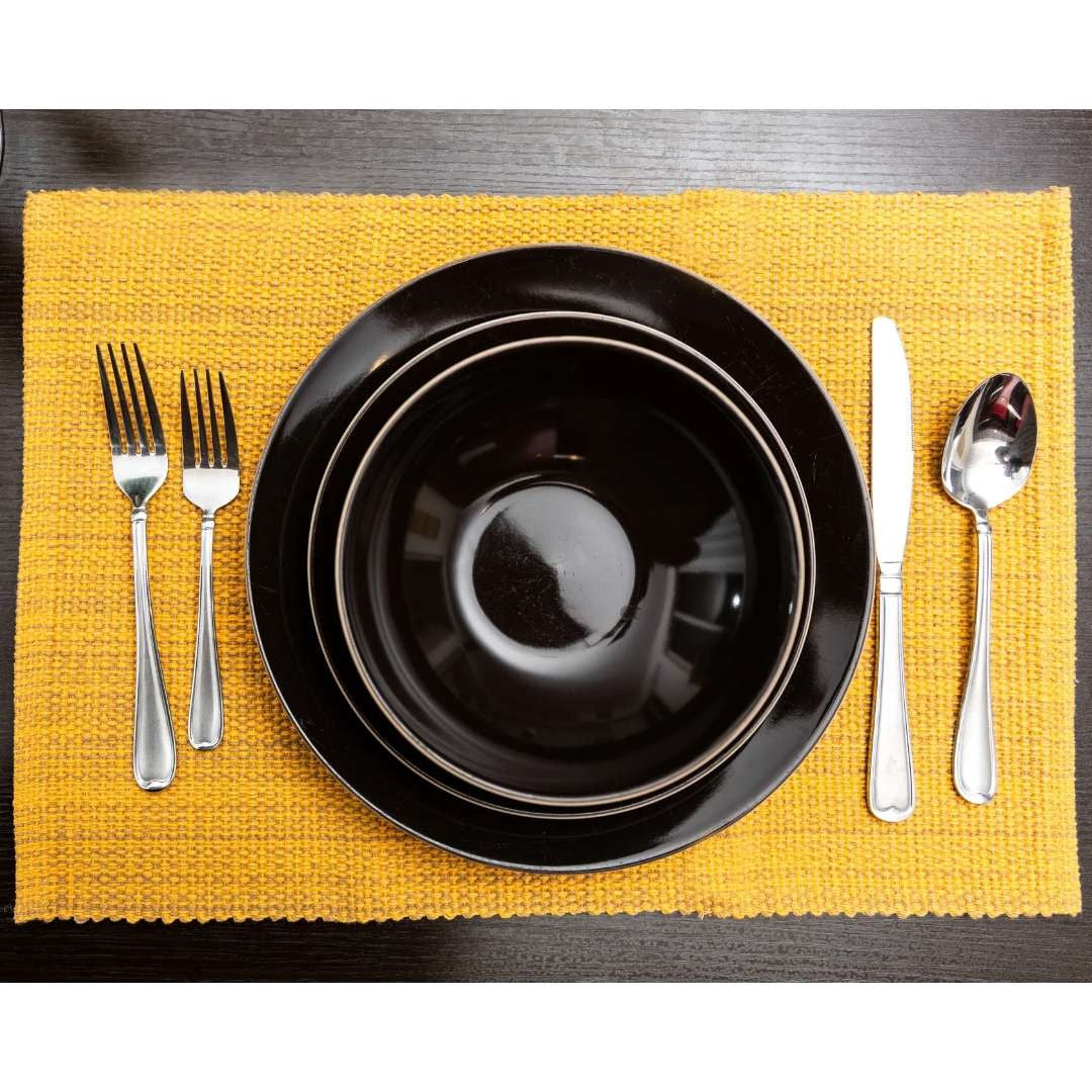 Fabstyles Classic Placemat - Dijon Yellow