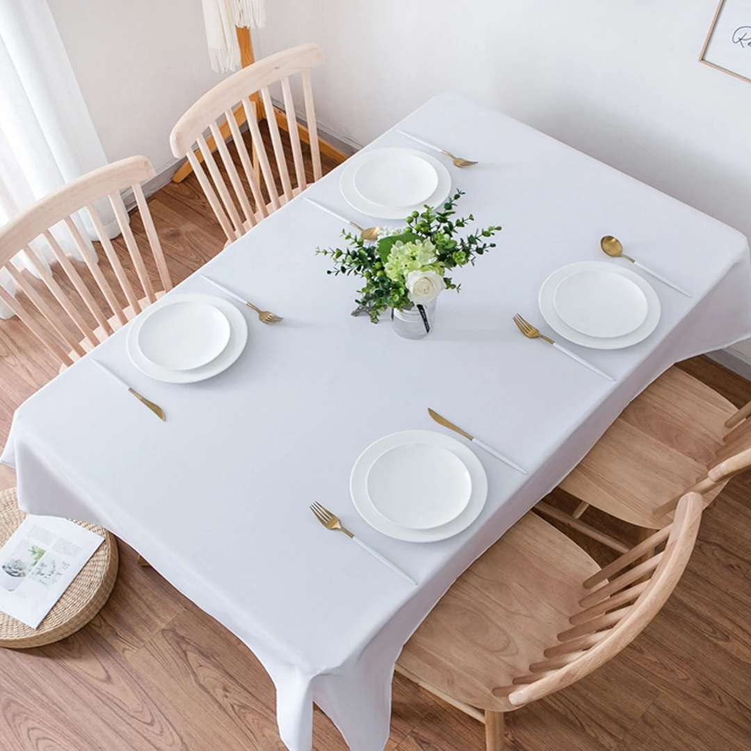 Fabstyles Hotel Tablecloth - White