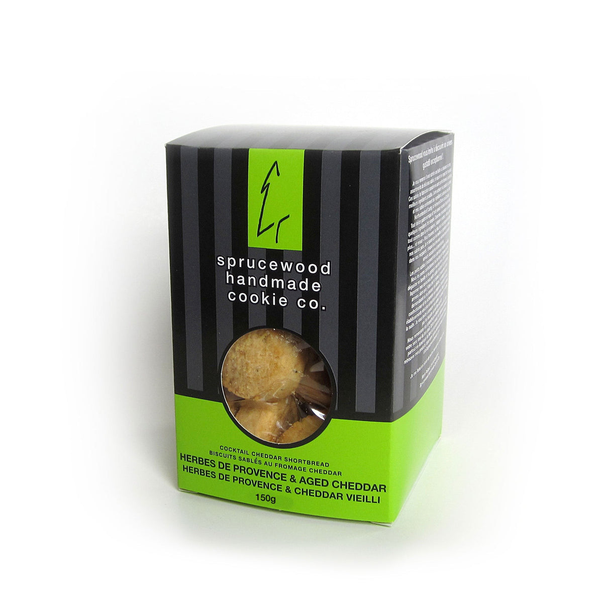 Sprucewood Homemade Savoury Shortbread Cookie - Cheddar &amp; Herbes de Provence