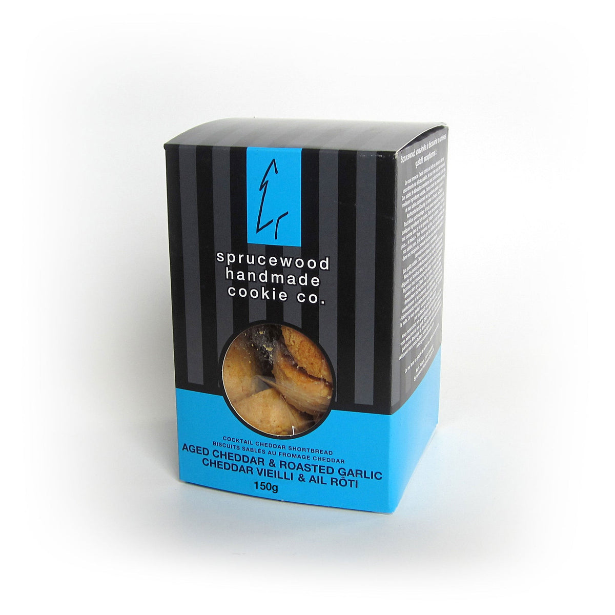 Sprucewood Homemade Savoury Shortbread Cookie - Cheddar & Garlic