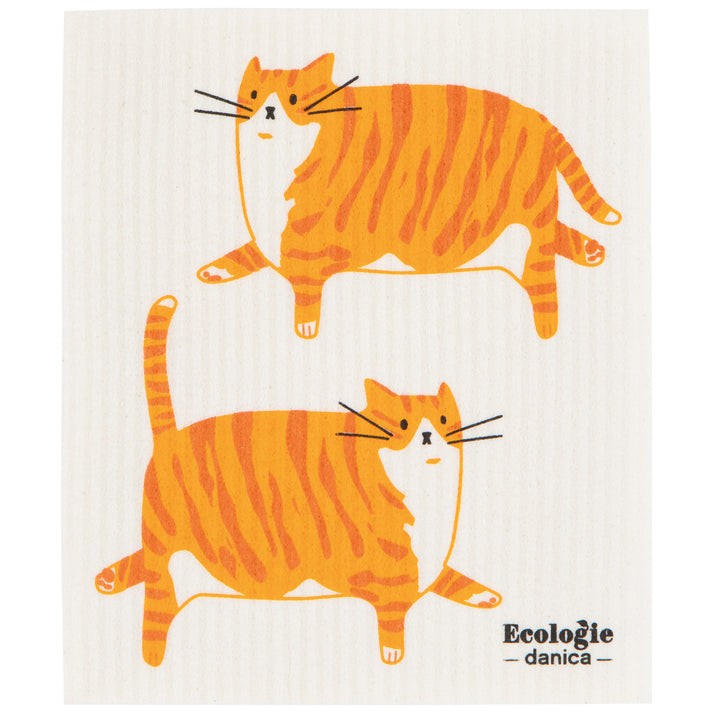 Now Designs Swedish Dish Cloth Ginger Cat