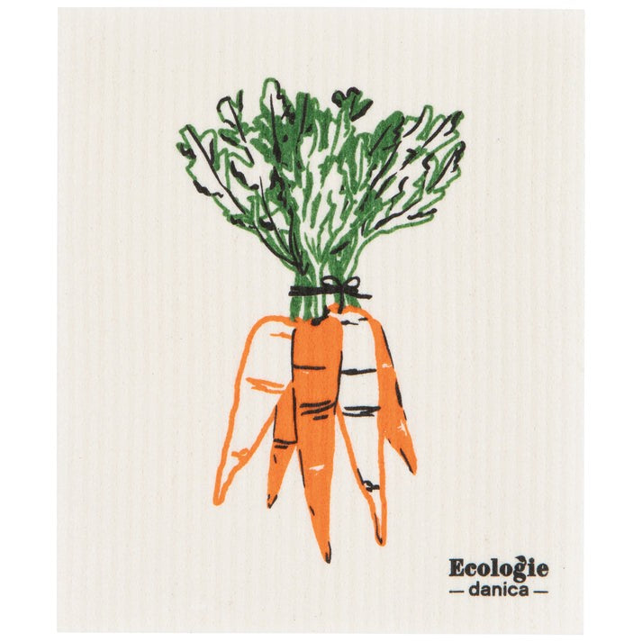 Now Designs Swedish Dish Cloth Veggie Stand Carrots