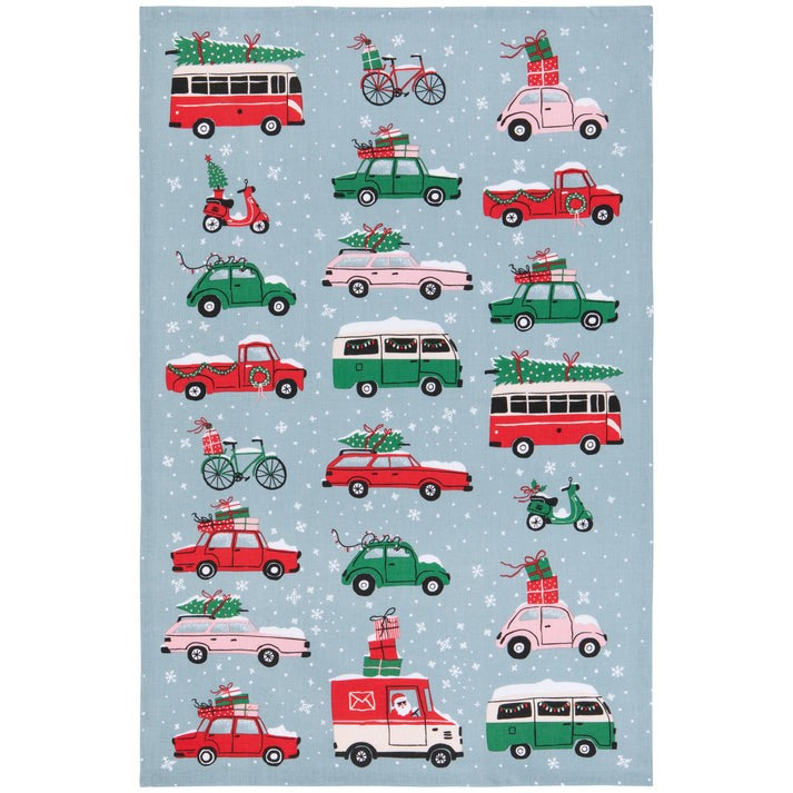 Danica Christmas Tea Towel Holiday Traffic