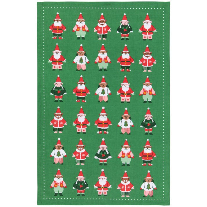 Danica Christmas Tea Towel Deco Festive Gnomes
