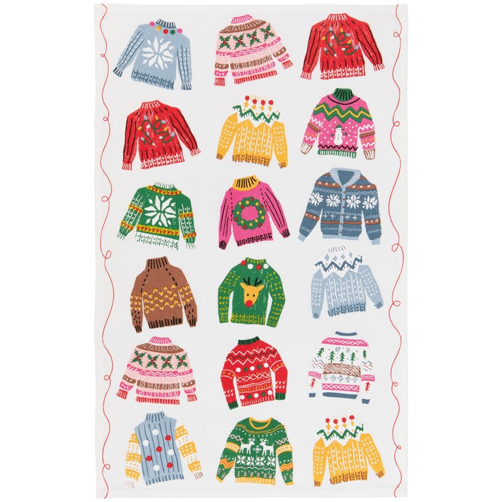 Danica Christmas Tea Towel Merry Knitmas