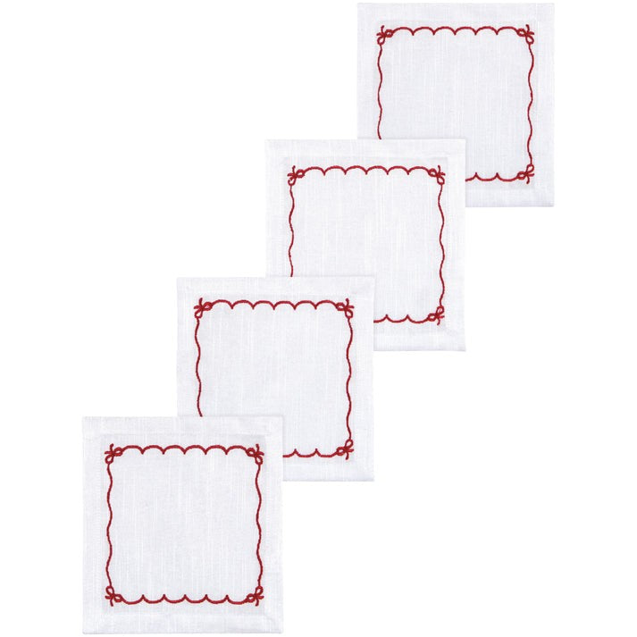 Danica Christmas Bowtique Napkin Set Of 4