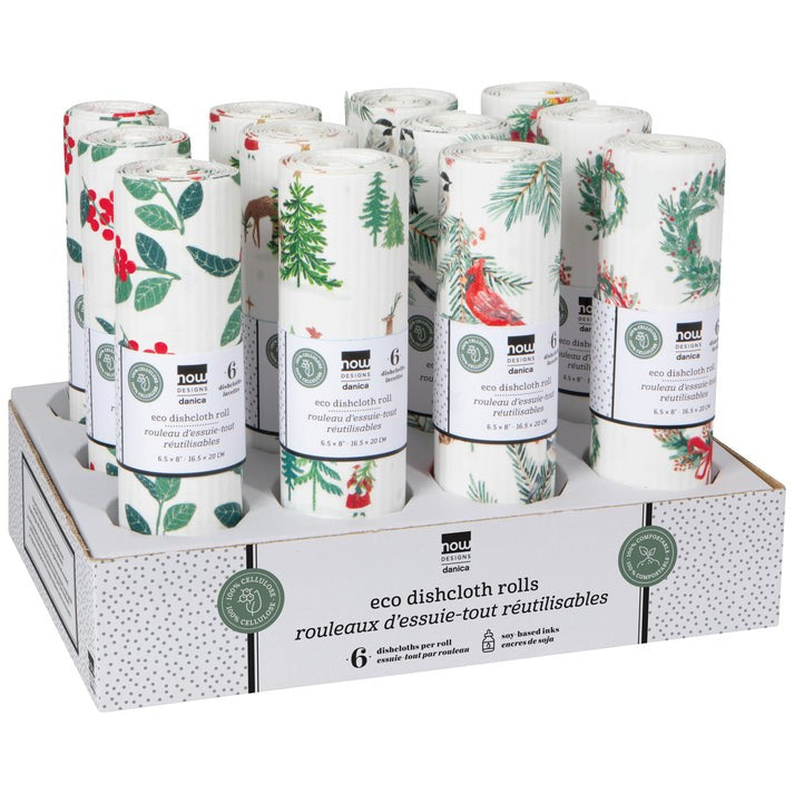 Now Designs Christmas Assorted Eco-Cloths - Winter Wonders